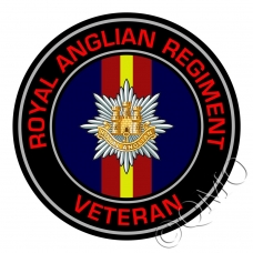 Royal Anglian Regiment Veterans Sticker